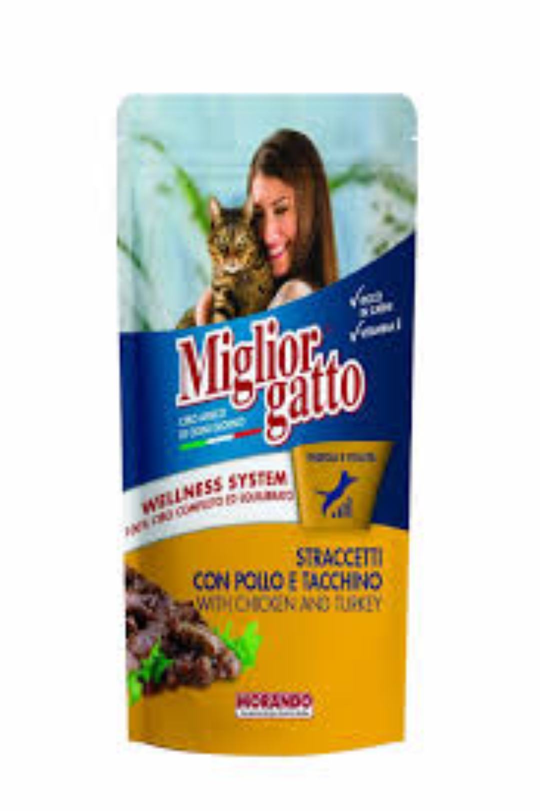 MIGLIORGATTO CAT POUCH W CHICKEN N TURKEY 100G